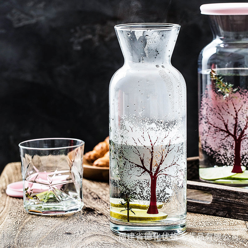 Sakura Kleurveranderende Glazen Karaf – 1260 ml