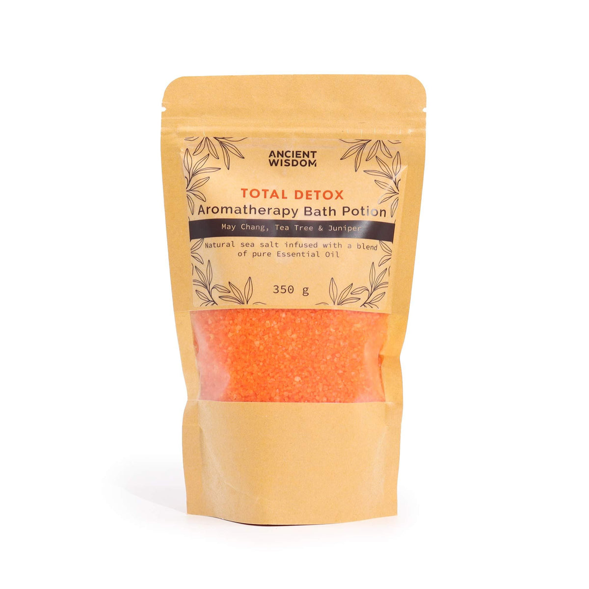 Aromatherapie Badzout Total Detox – May Chang, Tea Tree & Jeneverbes 350 g