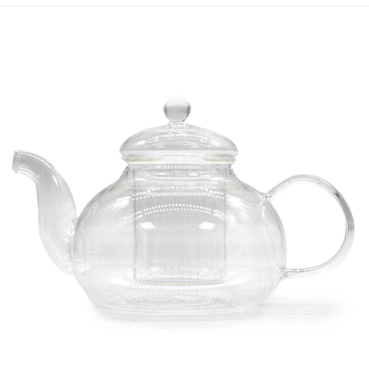 Ronde Glazen Theepot met Glazen Infuser – 800 ml