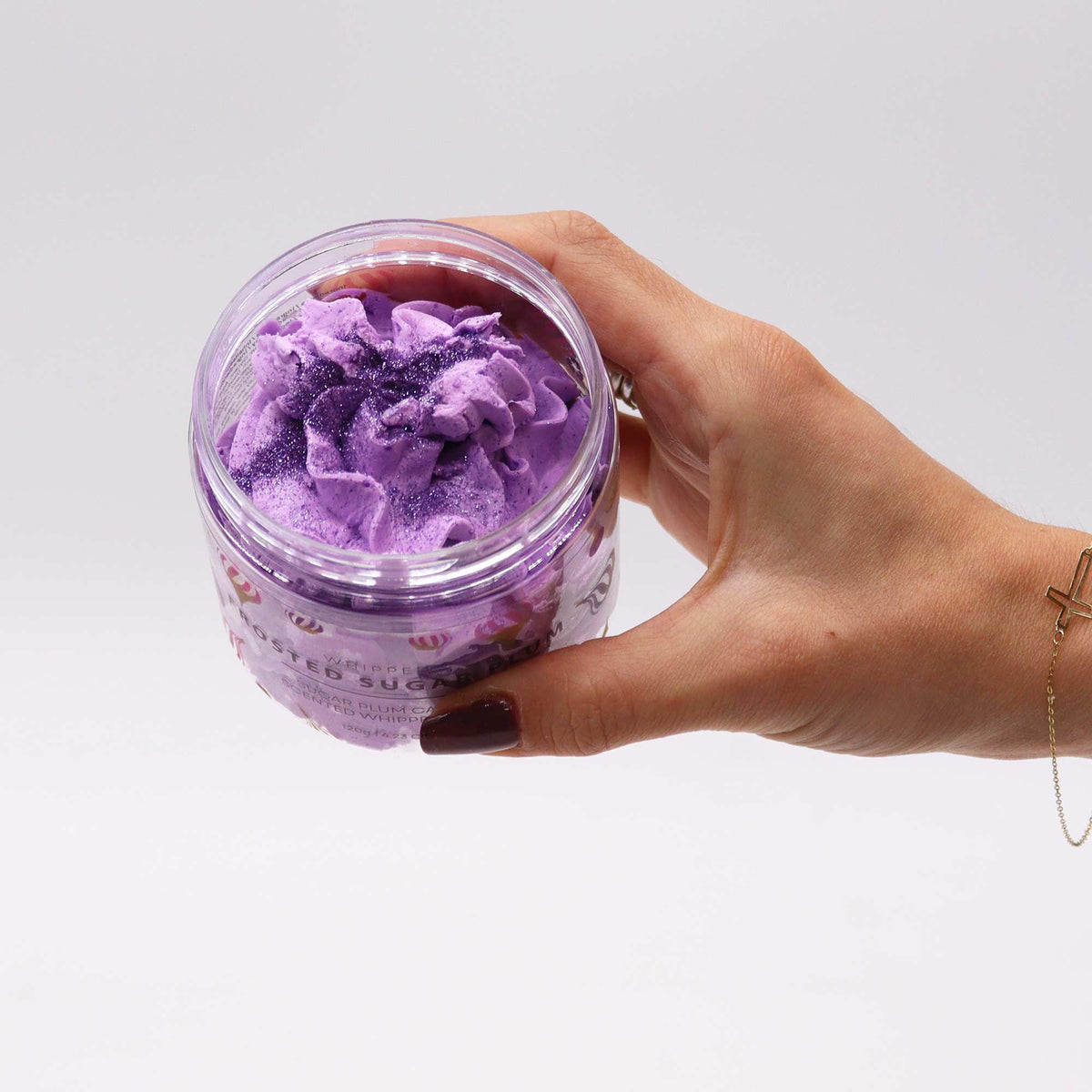 Frosted Sugar Plum Whipped Cream Soap