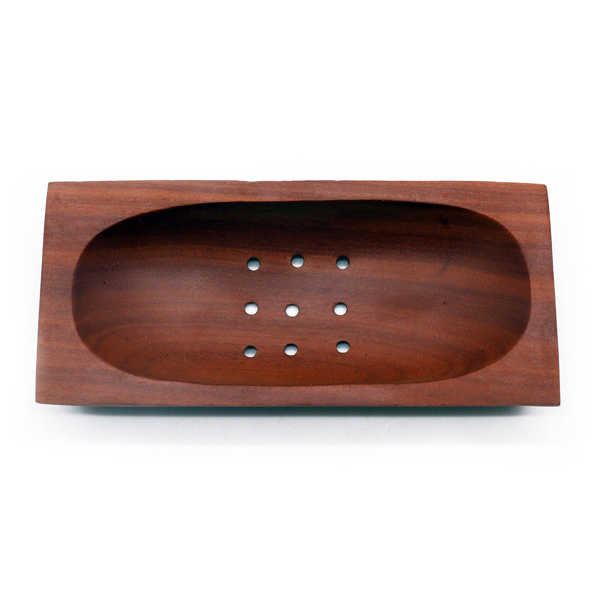Rechthoekige Houten Zeephouder – Naseberry Hout