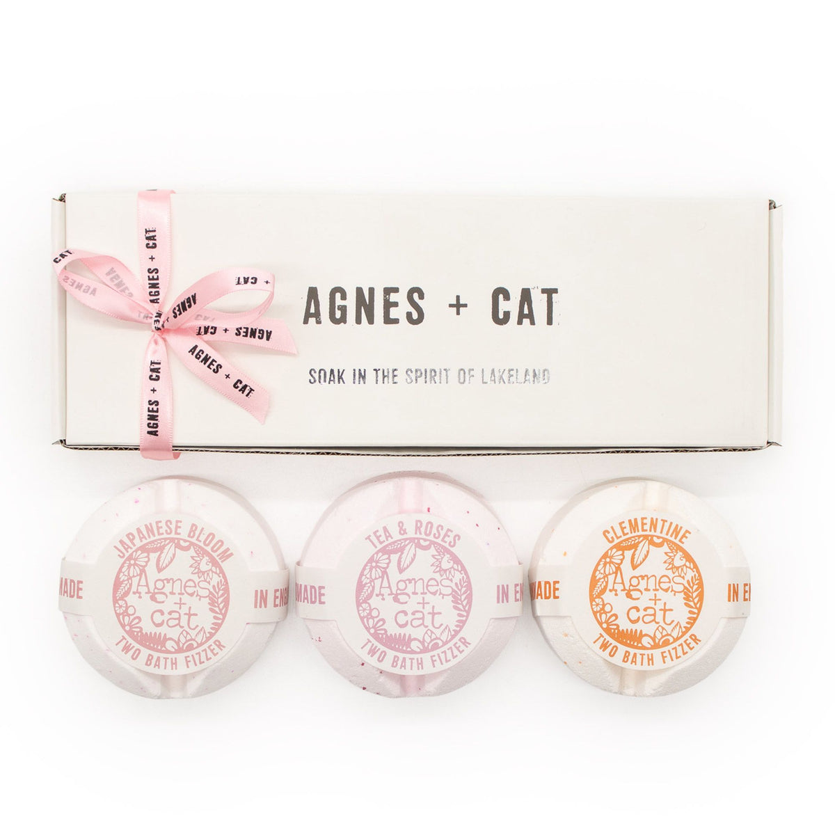 Agnes + Cat Bruisballen Geschenkset – Floral & Citrus