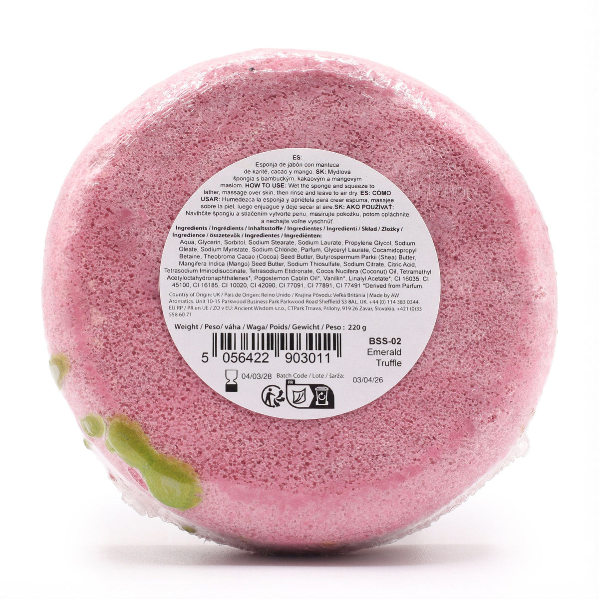 Butter Bubble Zeep-Spons – Emerald Truffle – 230 g