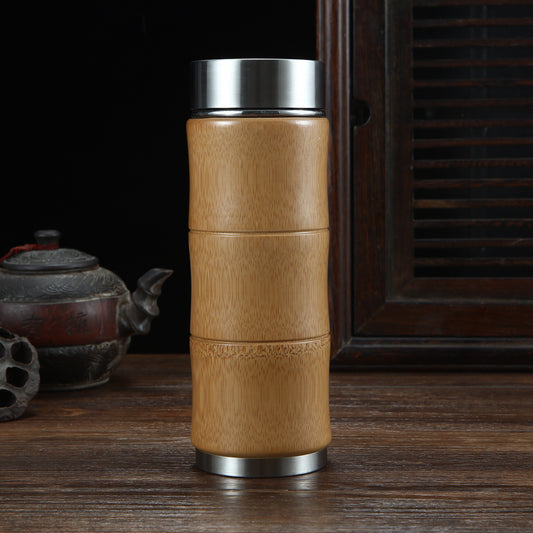 Bamboe Thermo Cup – Natuurlijke Warmte & Stijlvol Genieten Onderweg