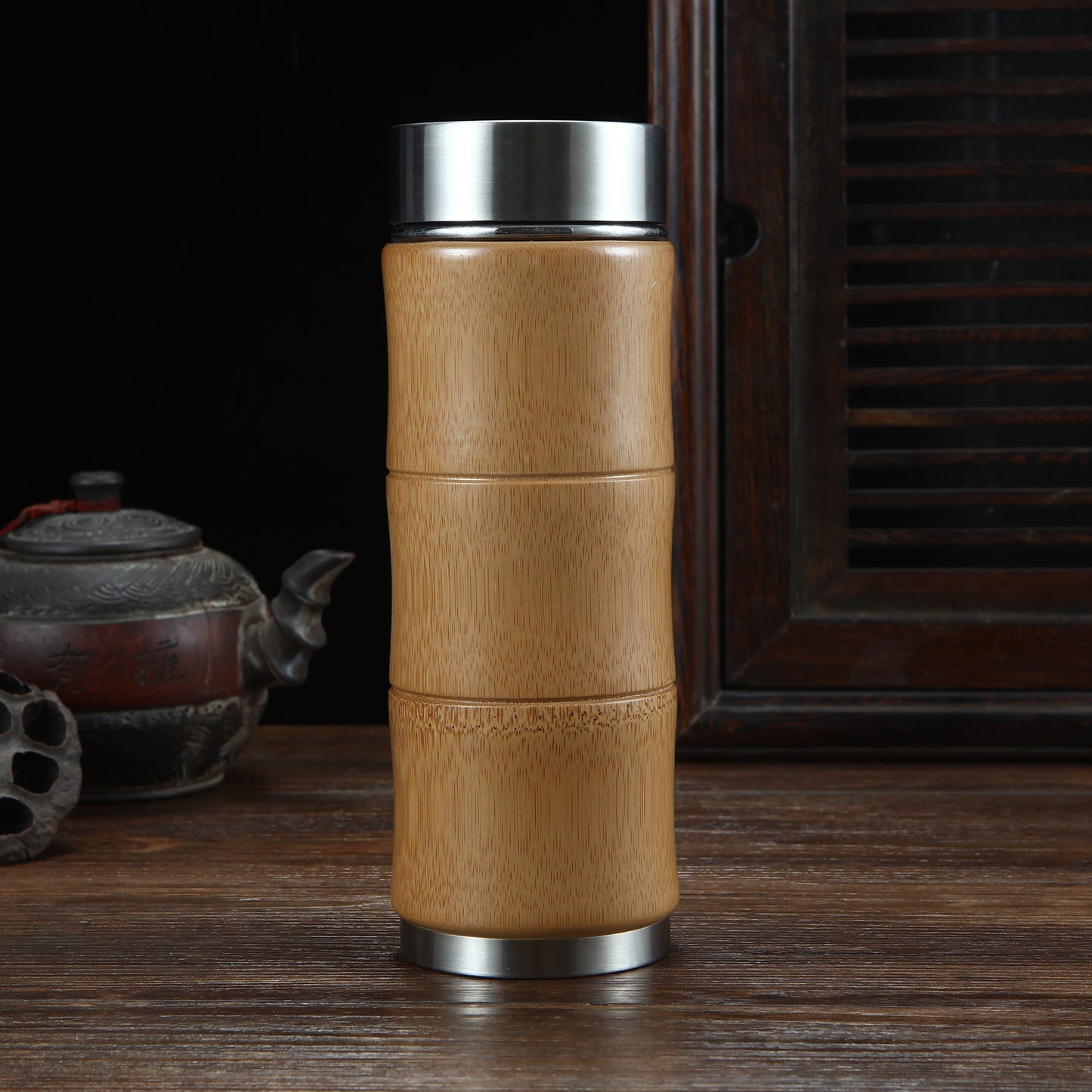 Bamboe Thermo Cup – Natuurlijke Warmte & Stijlvol Genieten Onderweg