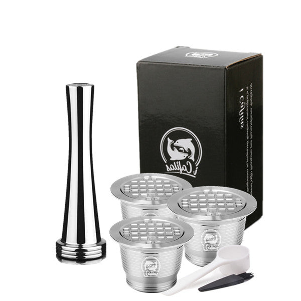 Herbruikbare RVS Nespresso Capsule – Navulbare Koffiepod voor Verse & Duurzame Espresso
