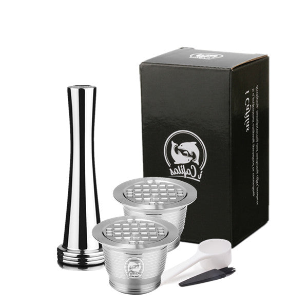 Herbruikbare RVS Nespresso Capsule – Navulbare Koffiepod voor Verse & Duurzame Espresso