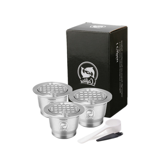 Herbruikbare RVS Nespresso Capsule – Navulbare Koffiepod voor Verse & Duurzame Espresso