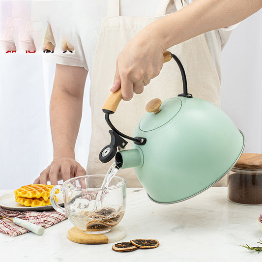 Fluitketel voor Thee & Koffie – RVS Waterketel voor Gas, Inductie en Elektrische Kookplaat