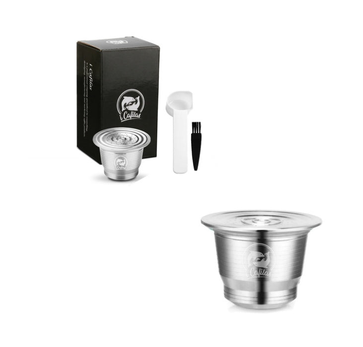 Herbruikbare RVS Nespresso Capsule – Navulbare Koffiepod voor Verse & Duurzame Espresso