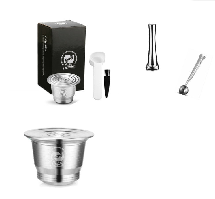 Herbruikbare RVS Nespresso Capsule – Navulbare Koffiepod voor Verse & Duurzame Espresso