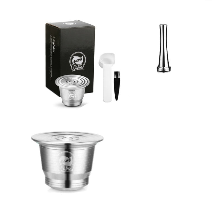 Herbruikbare RVS Nespresso Capsule – Navulbare Koffiepod voor Verse & Duurzame Espresso