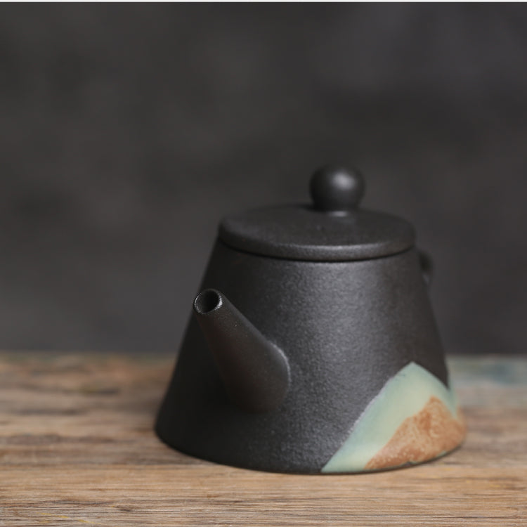 Japanse Keramische Theepot – Elegante Theepot met Onder glazuur.