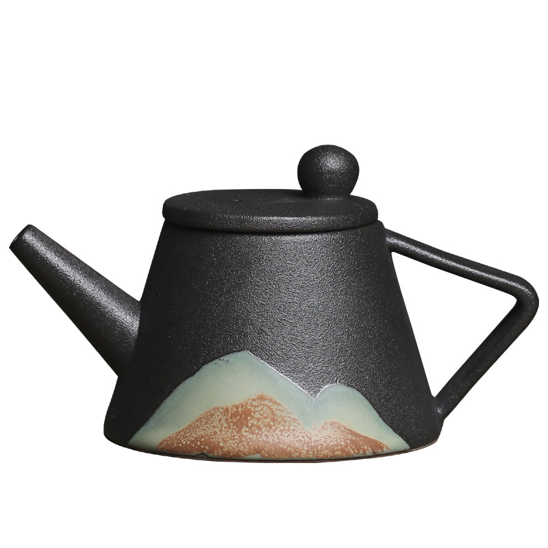 Japanse Keramische Theepot – Elegante Theepot met Onder glazuur.
