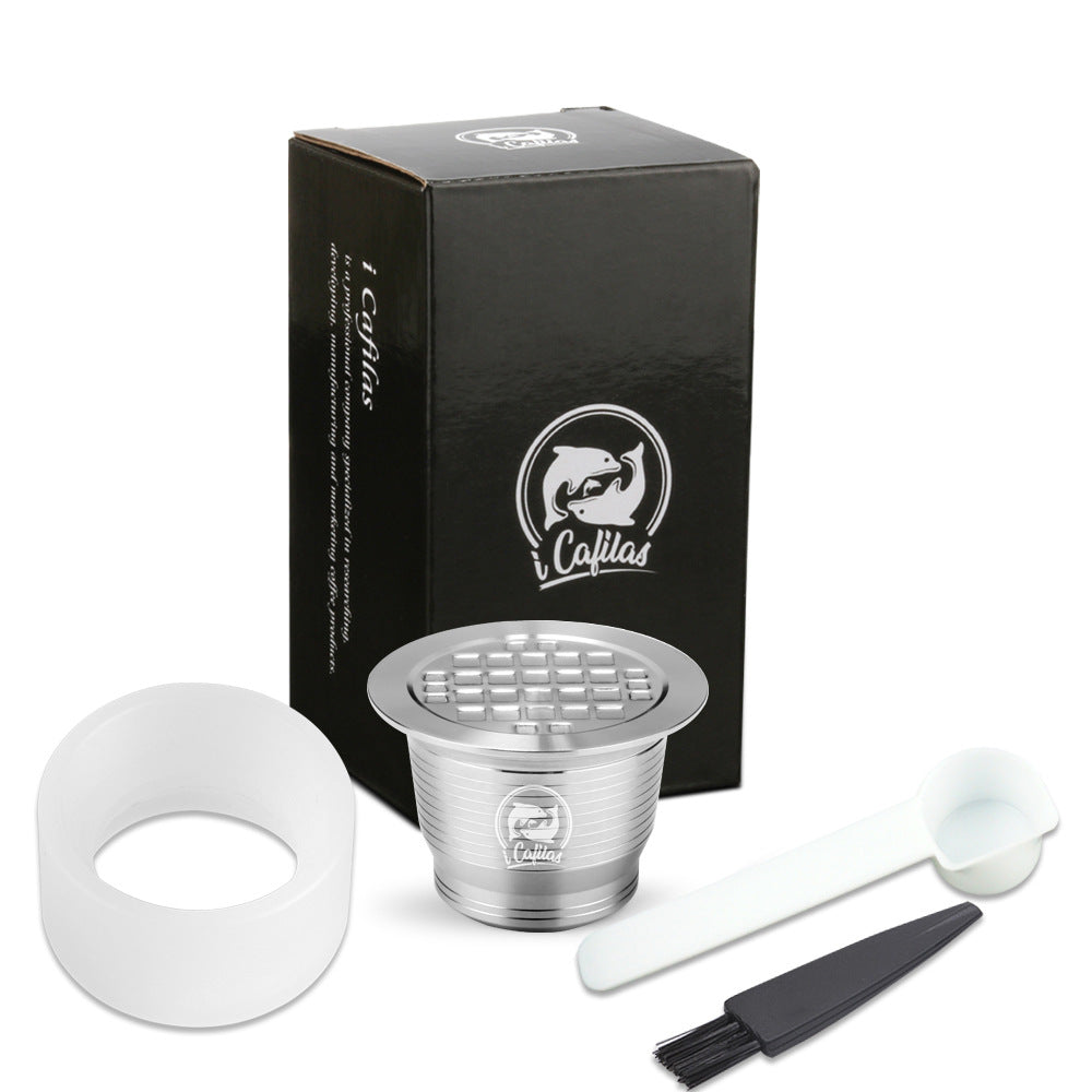 Herbruikbare RVS Nespresso Capsule – Navulbare Koffiepod voor Verse & Duurzame Espresso
