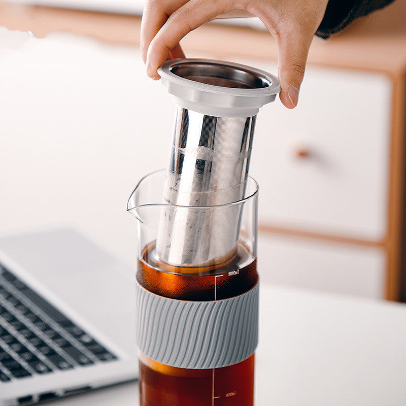Ice Drip Cold Brew Koffiemaker – Glazen Slow Drip Koffiepot voor Zachte & Verfrissende Iced Coffee