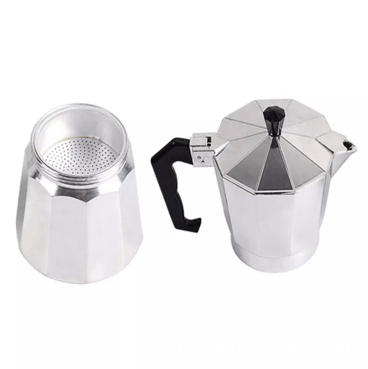 Aluminium Moka Pot – Italiaanse Espresso Maker voor Rijke Koffie van het Fornuis