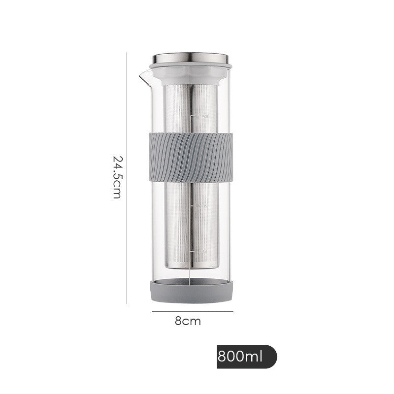 Ice Drip Cold Brew Koffiemaker – Glazen Slow Drip Koffiepot voor Zachte & Verfrissende Iced Coffee
