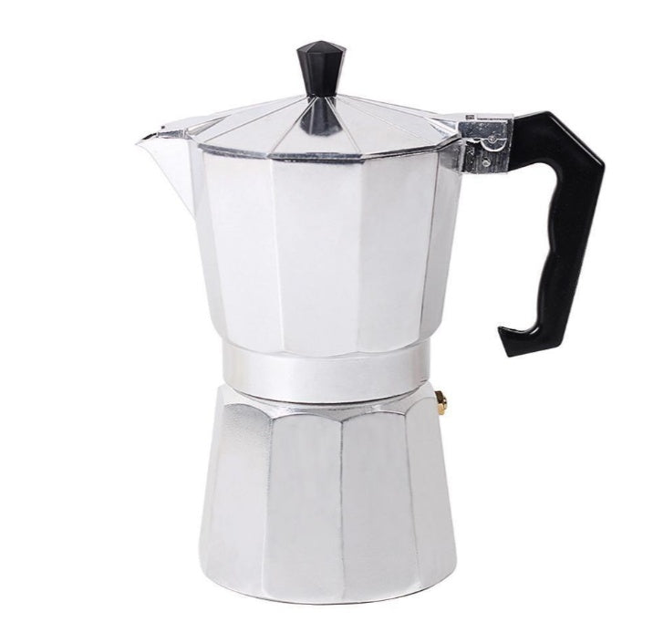 Aluminium Moka Pot – Italiaanse Espresso Maker voor Rijke Koffie van het Fornuis