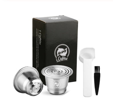 Herbruikbare RVS Nespresso Capsule – Navulbare Koffiepod voor Verse & Duurzame Espresso