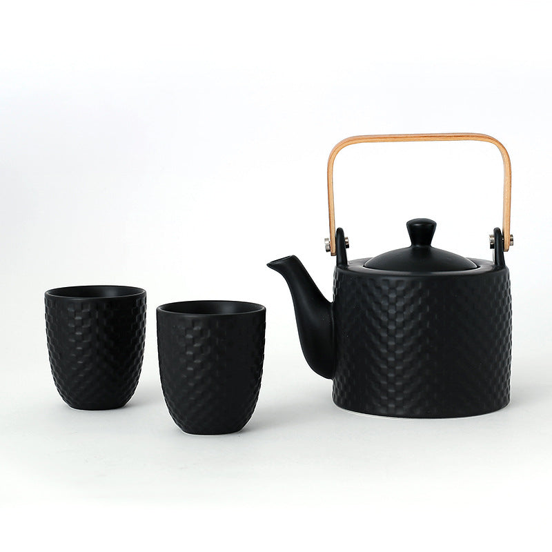 Moderne Japanse Keramische Theeset – Theepot met Kopjes & Infuser