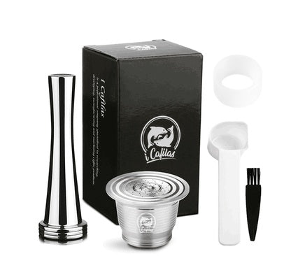 Herbruikbare RVS Nespresso Capsule – Navulbare Koffiepod voor Verse & Duurzame Espresso