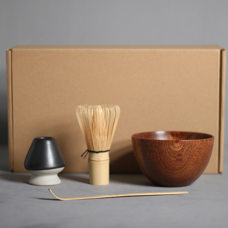 Complete Matcha Theeset – Traditionele Matcha Accessoires met Bamboe Whisk & Matcha Tools