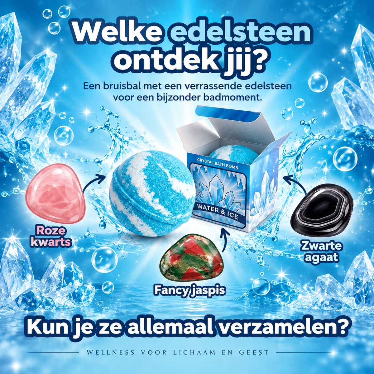 Elemental Crystal Bruisbal – Water – 220 g