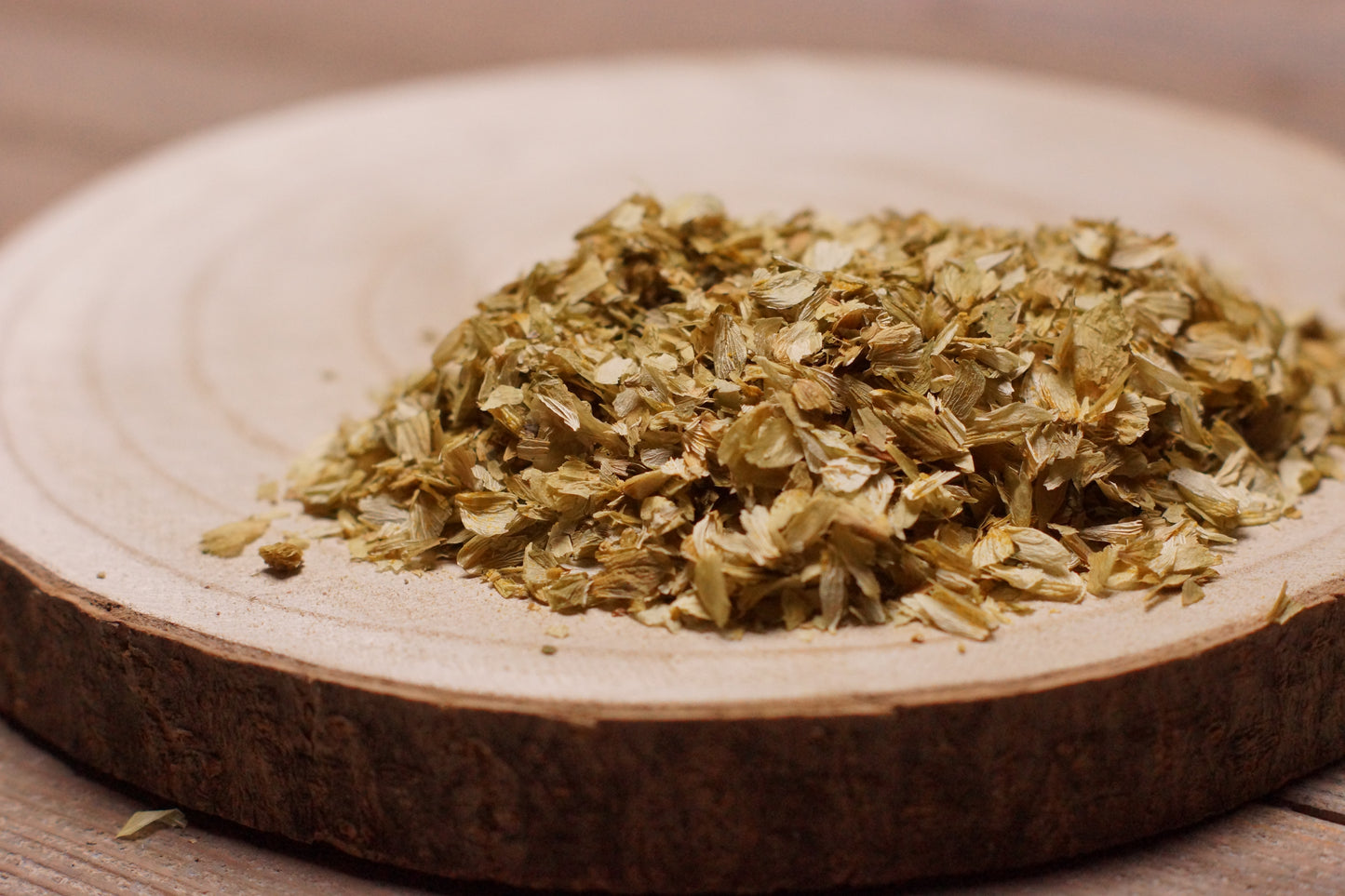 Cloche de houblon coupée