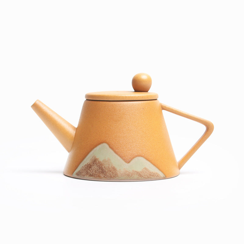 Japanse Keramische Theepot – Elegante Theepot met Onder glazuur.