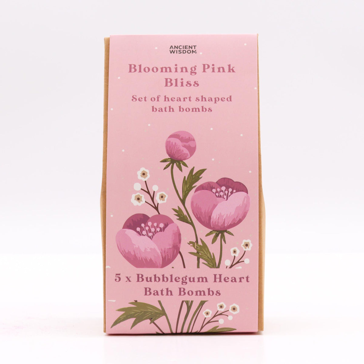 Blooming Pink Bliss – Bubblegum Bath Hearts – 5 stuks