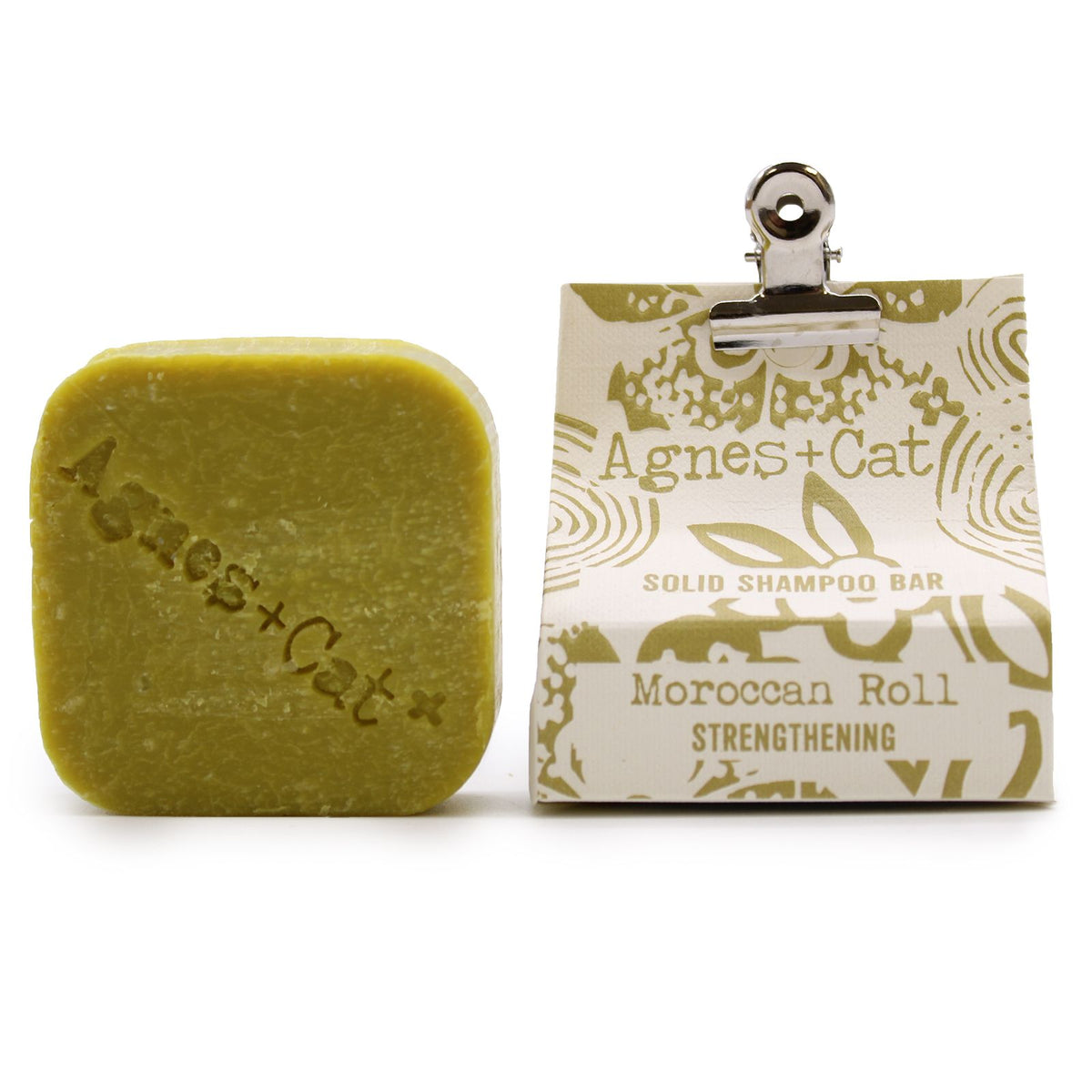 Agnes + Cat Solid Shampoo – Moroccan Roll – 70 g