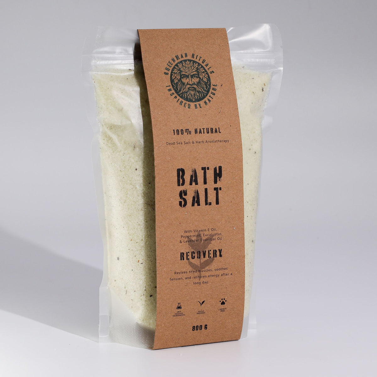 Greenman Rituals Menthol Epsom Badzout – Recovery – 800 g