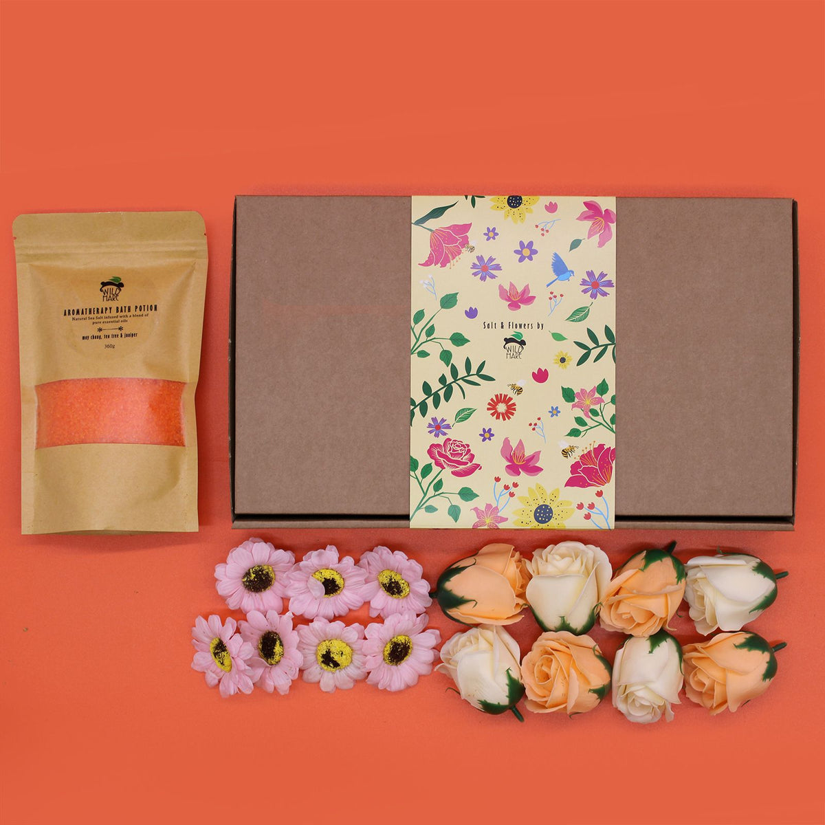 Wild Hare Total Detox Spa Geschenkset – May Chang, Tea Tree & Jeneverbes