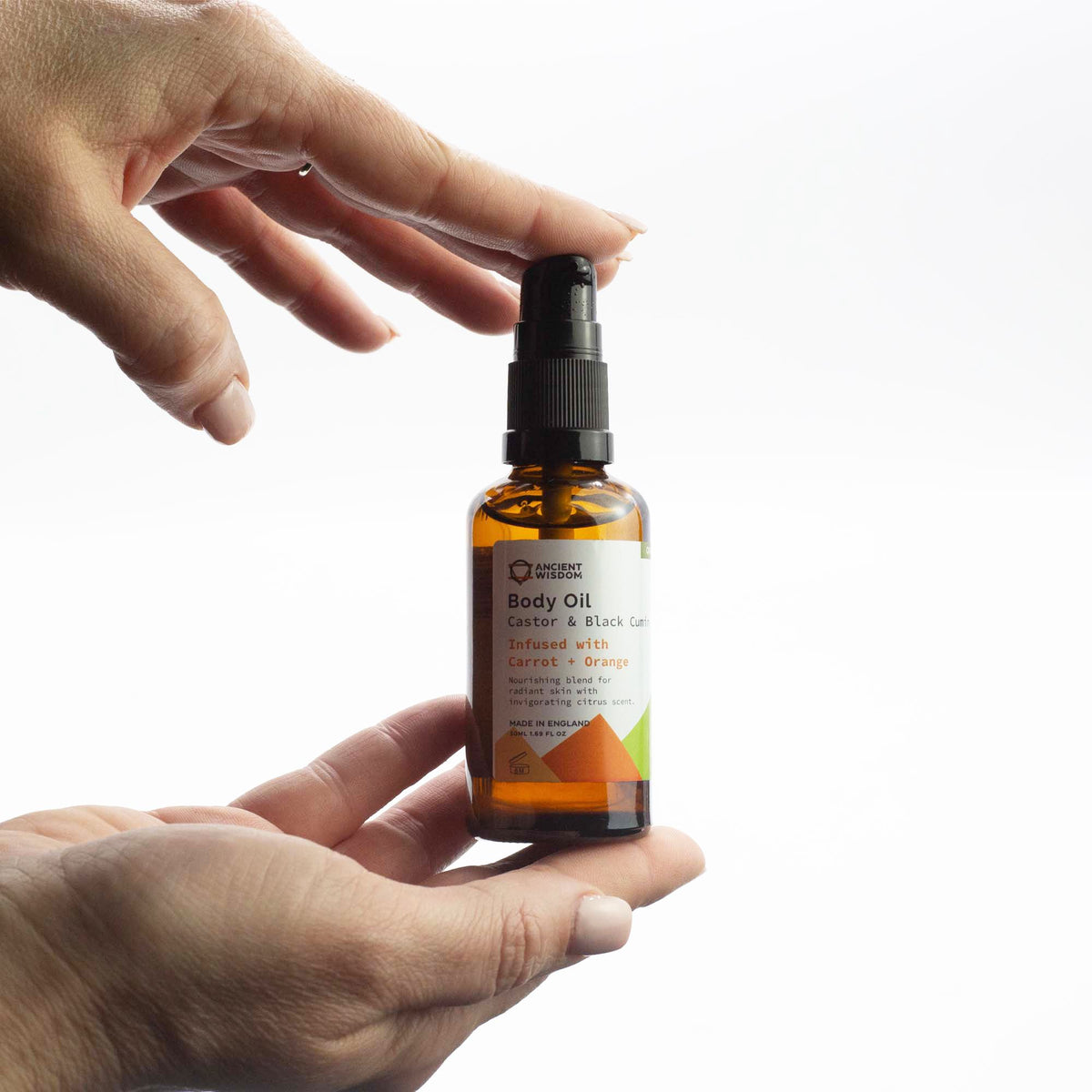 Biologische Lichaamsolie – Wortel & Sinaasappel – 50 ml