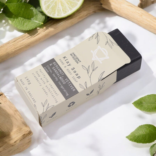 Natuurlijke Kleizeep – Bergamot &amp; Sandelhout – 145 g