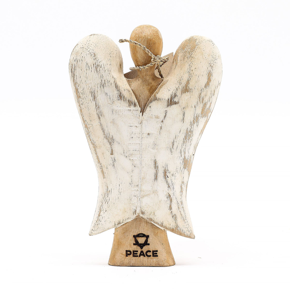 Hati-Hati Houten Engel Peace – 15 cm