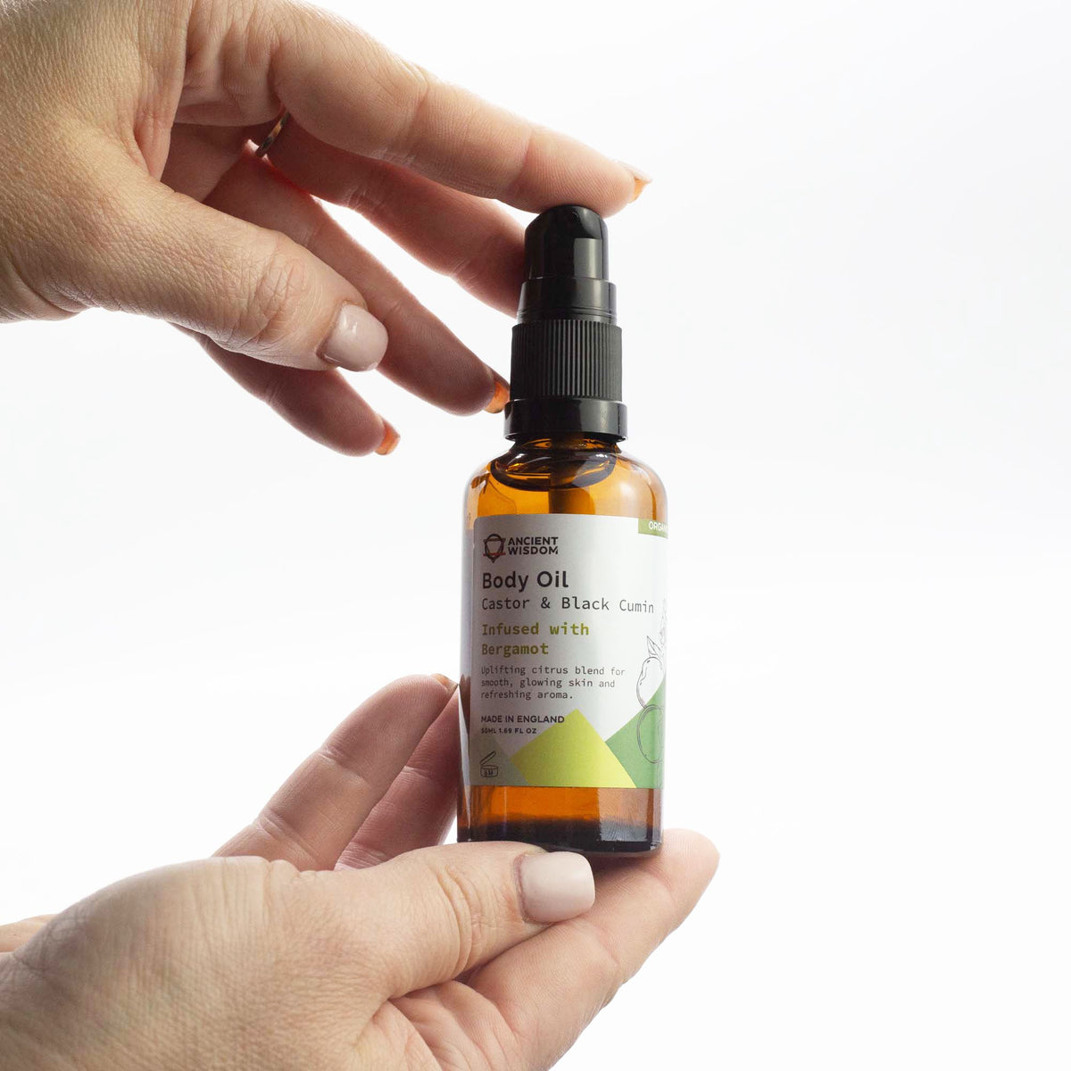 Biologische Lichaamsolie – Rozemarijn & Wierookhars – 50 ml