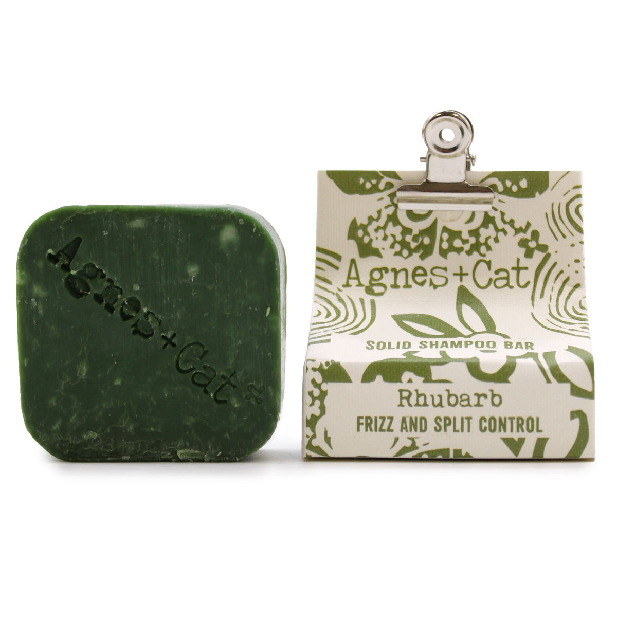 Agnes + Cat Solid Shampoo – Rhubarb – 70 g