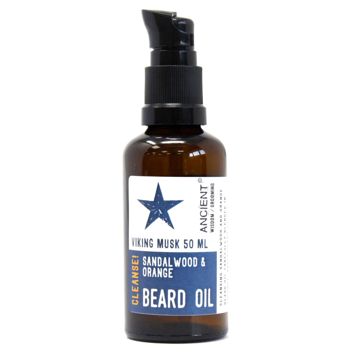 Baardolie Viking Musk – Sinaasappel & Amyris 50 ml