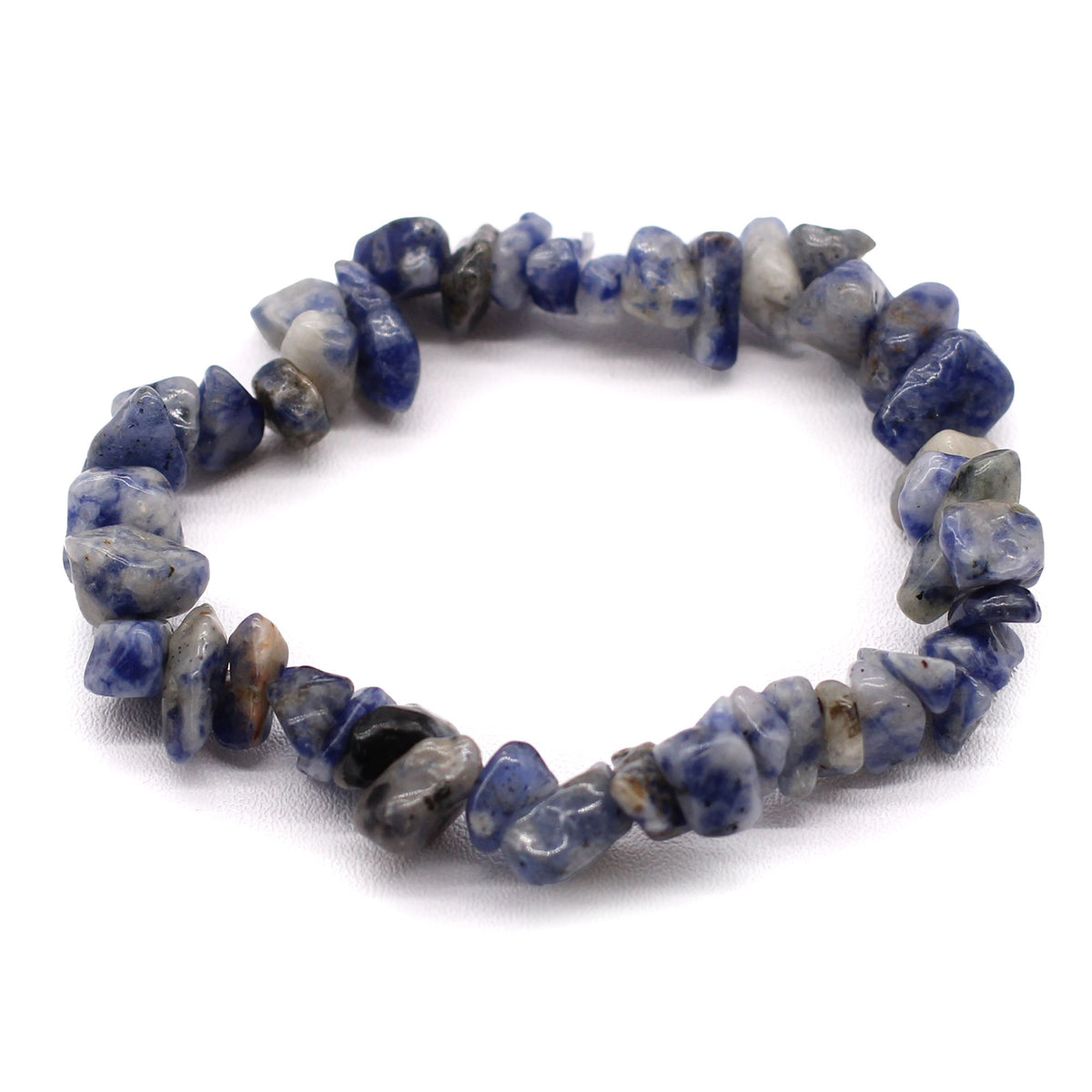 Bruisbal met Sodaliet Armband – Sandelhout