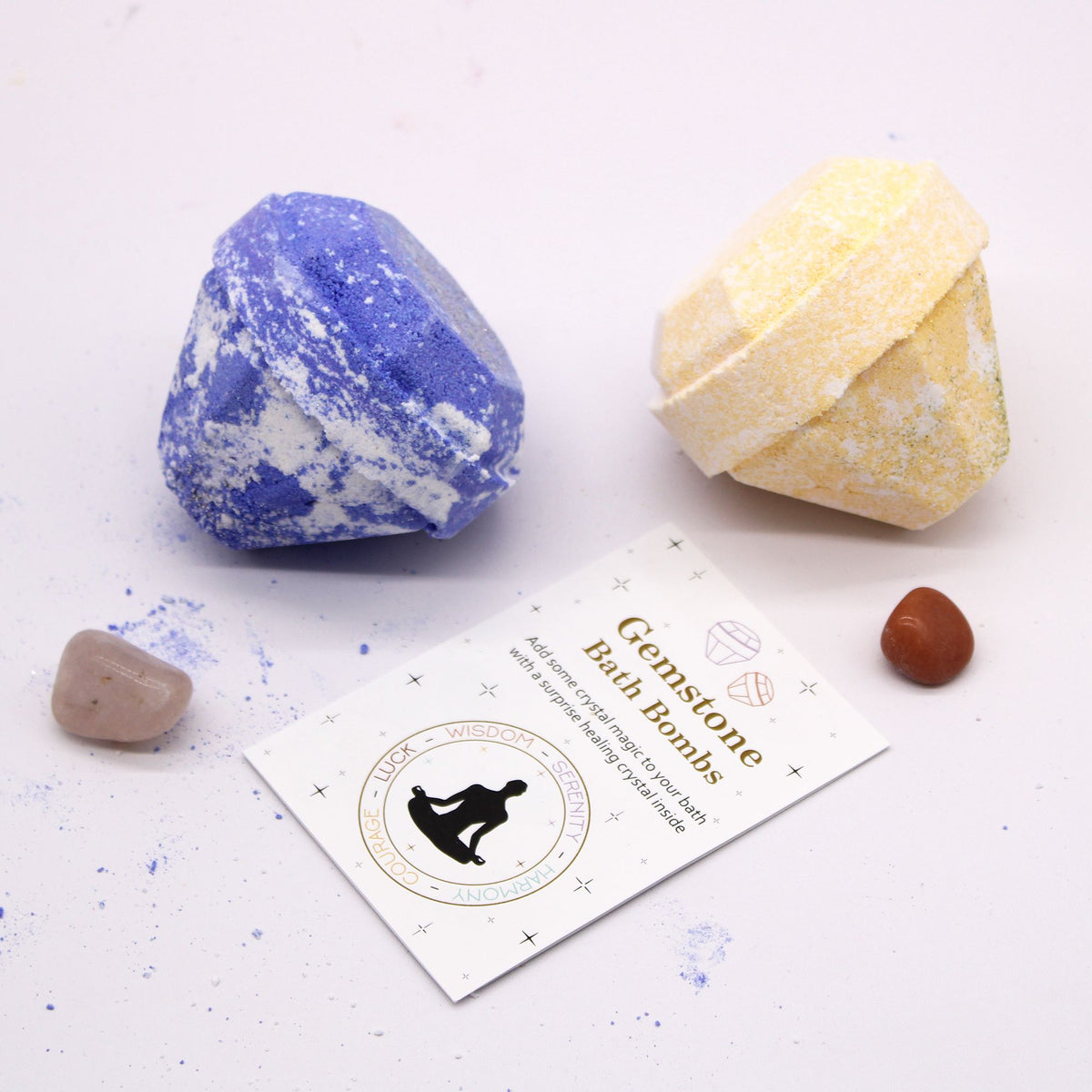 Edelsteen Bruisbal – Bergamot, Amber & Patchouli