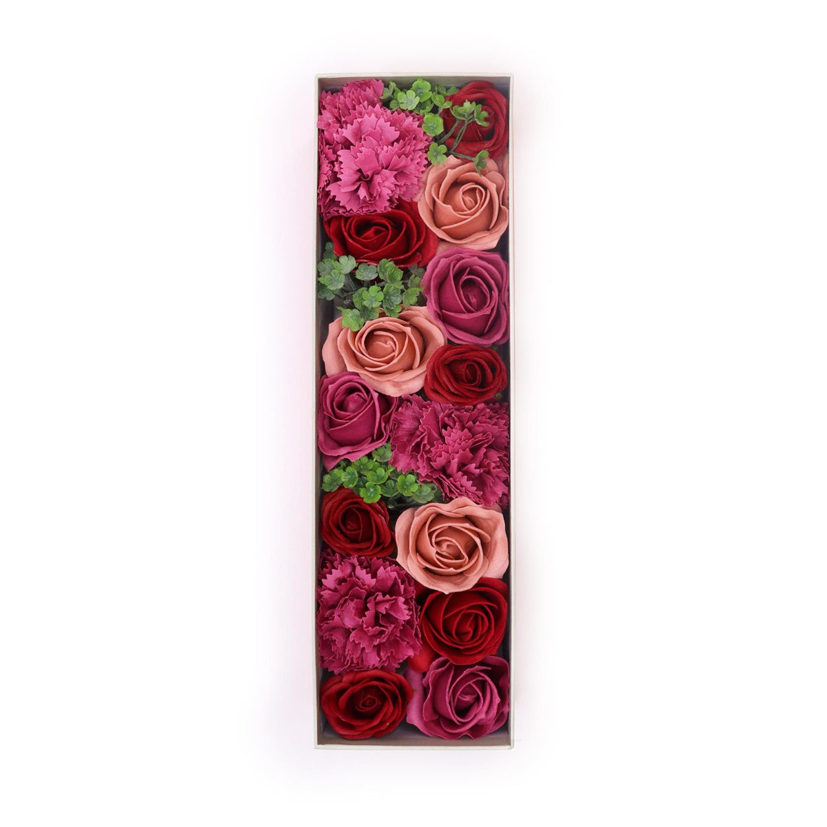 Vintage Roses – Zeepbloemen in Geschenkdoos – 28 cm