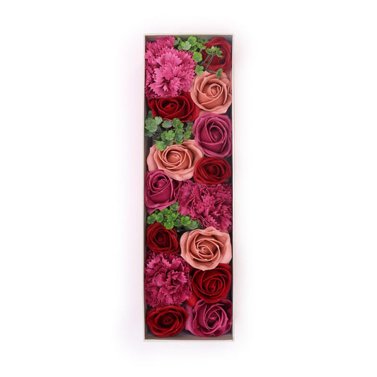 Vintage Roses – Zeepbloemen in Geschenkdoos – 28 cm