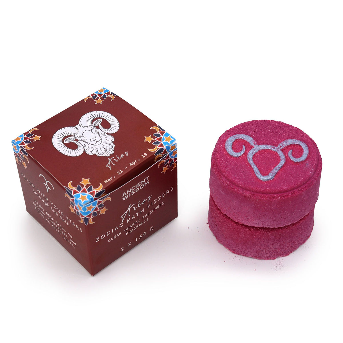 Zodiac Badbruisballen met Horoscoop – Ram – 2 x 150 g