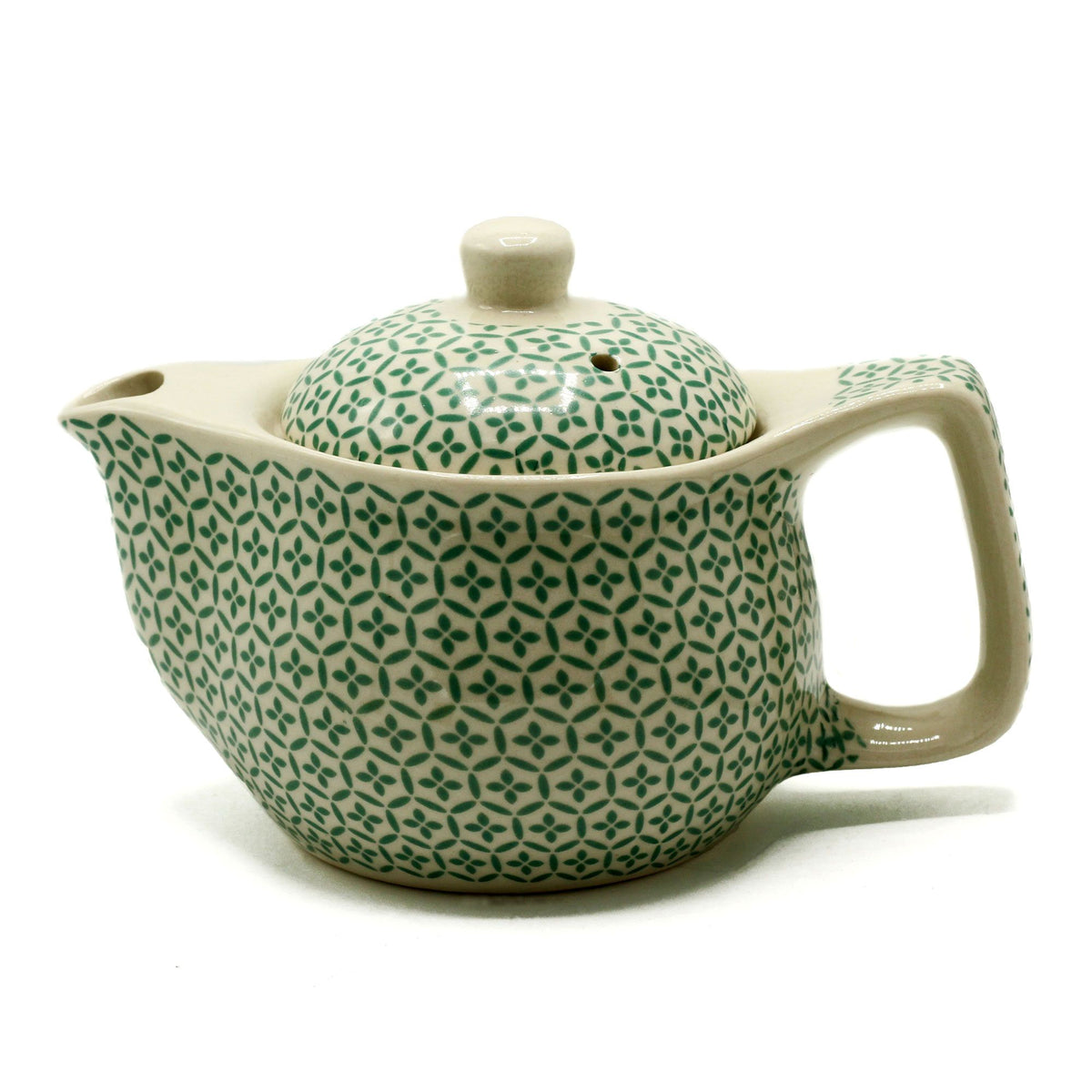 Kleine Keramische Theepot met Theezeef 350 ml | Green Mosaic
