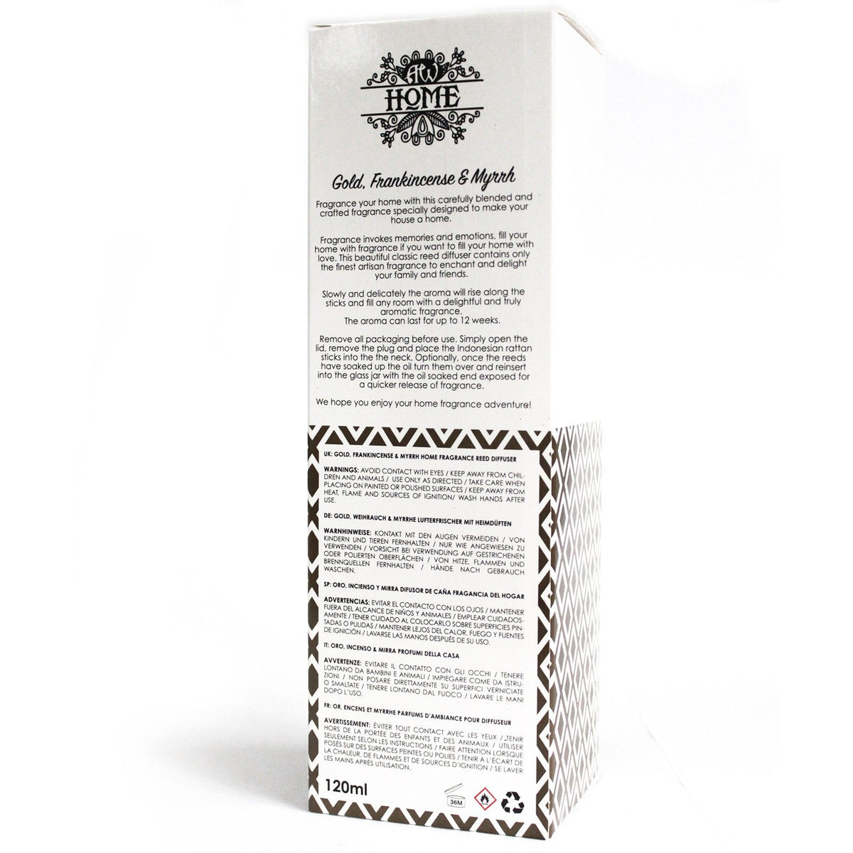 Aromatische Geurstokjes – Frankincense & Mirre – 120 ml