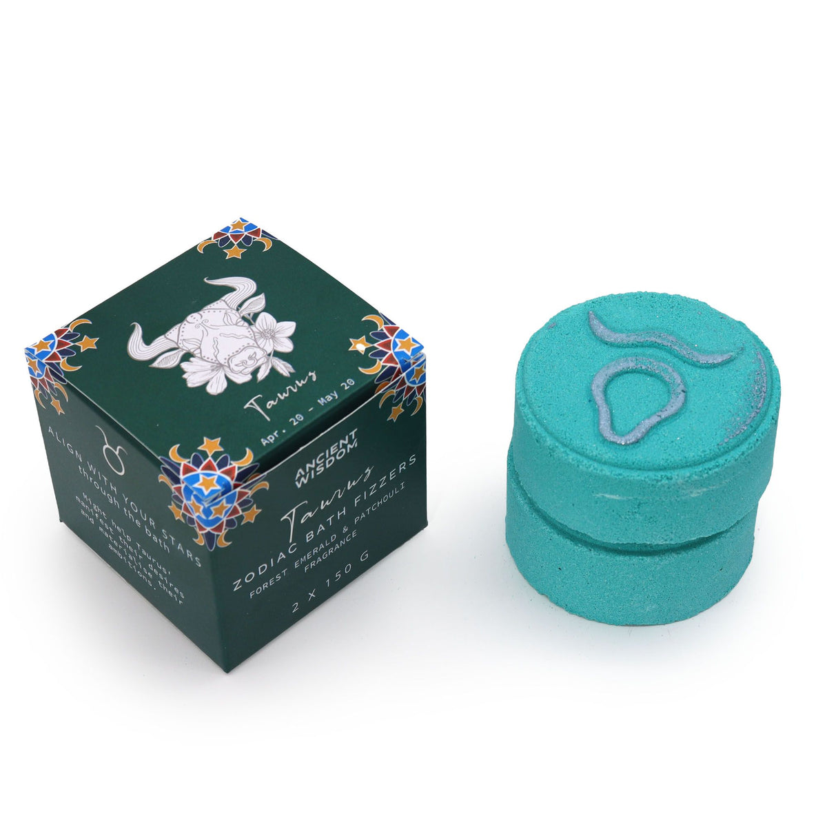 Zodiac Badbruisballen met Horoscoop – Stier – 2 x 150 g