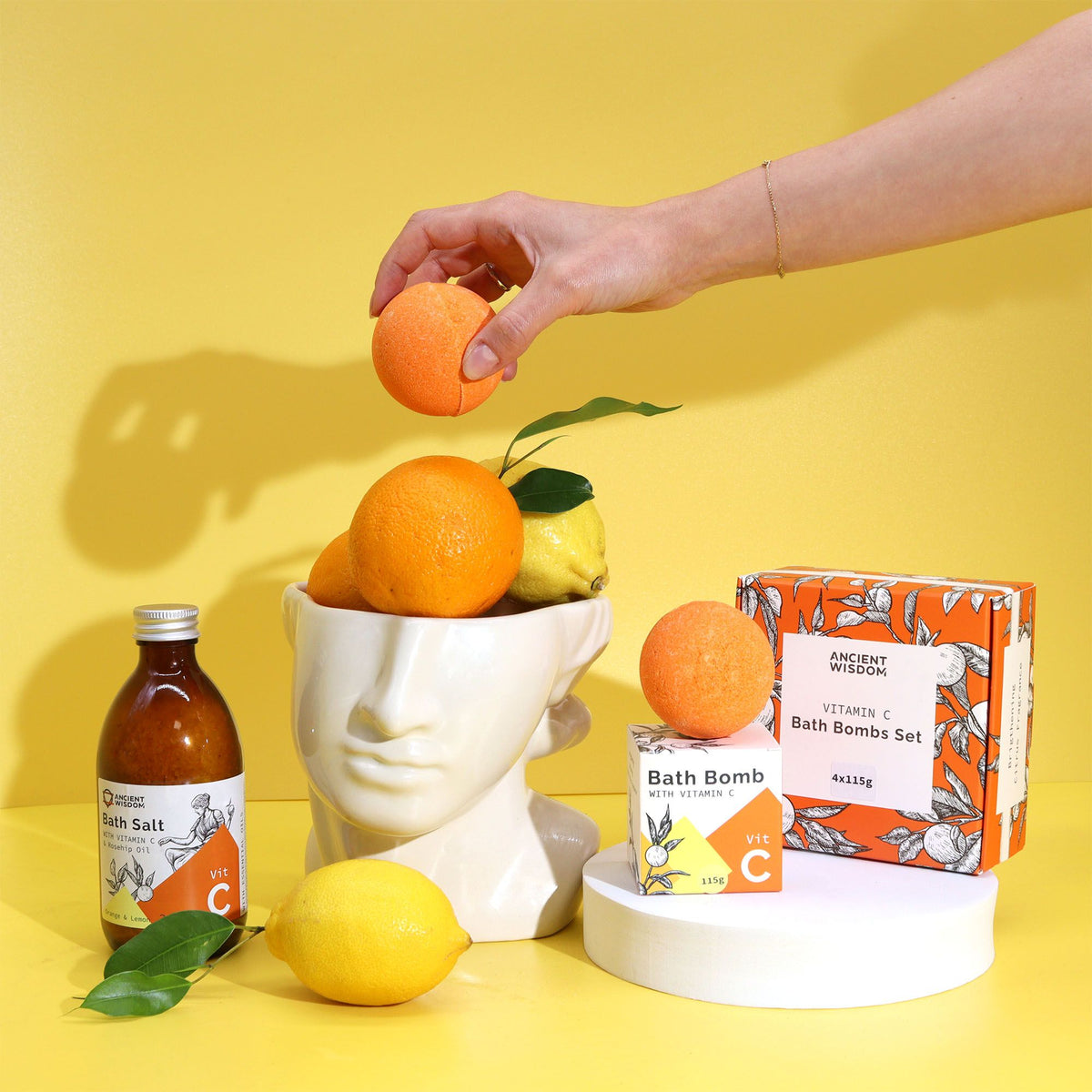 Vitamin C Bruisbal – Sinaasappel & Citroen – 115 g