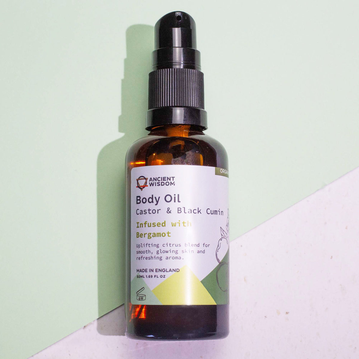 Biologische Lichaamsolie – Bergamot – 50 ml
